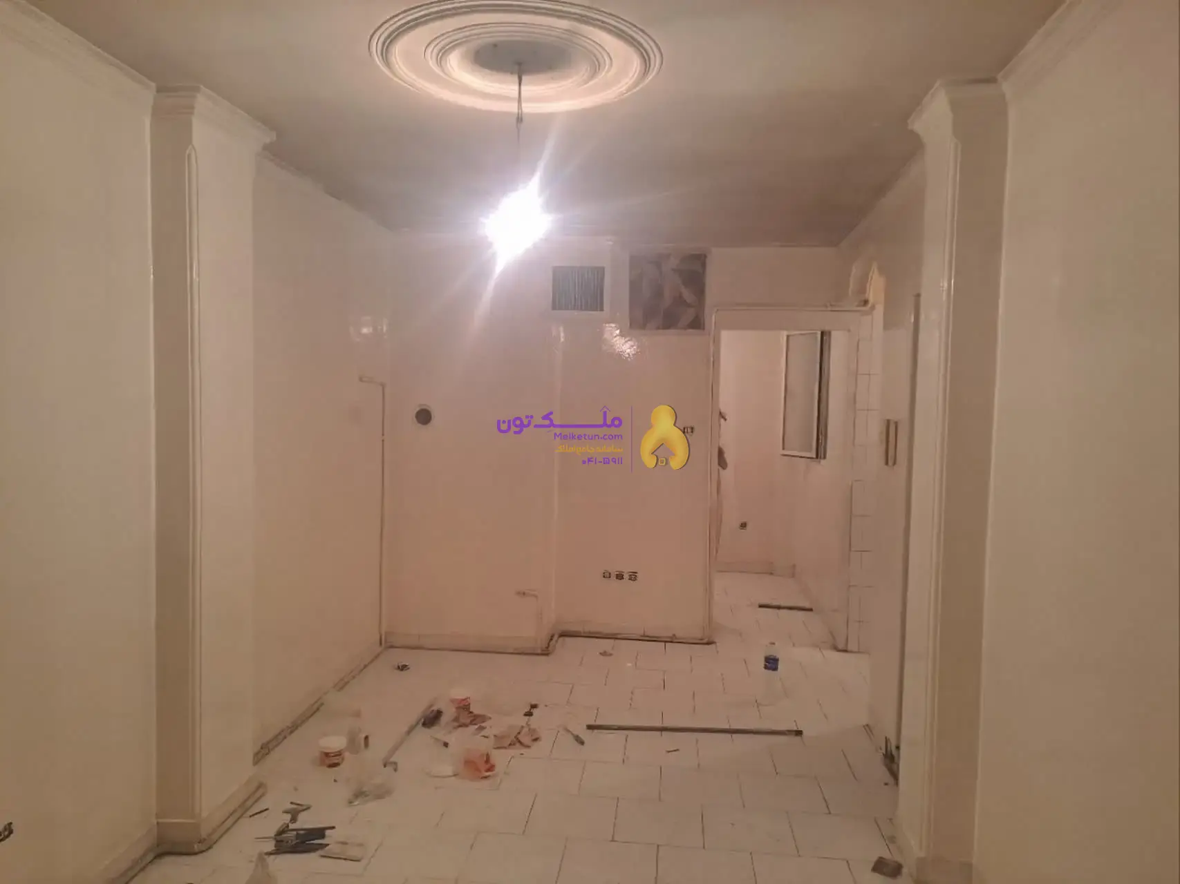 آپارتمان 33 متری تازه بازسازی شده تک واحدی طبقه 2رو همکف