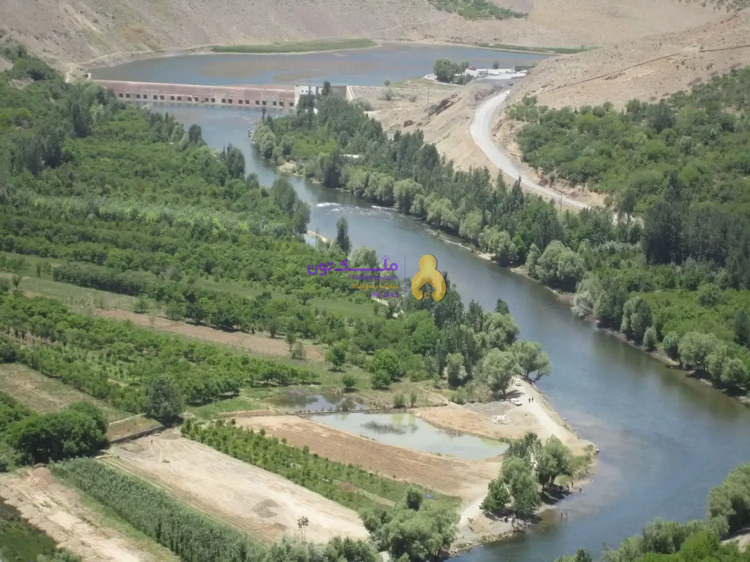 زمین ویلایی مناسب باغ ویلا چادگان حجت آباد