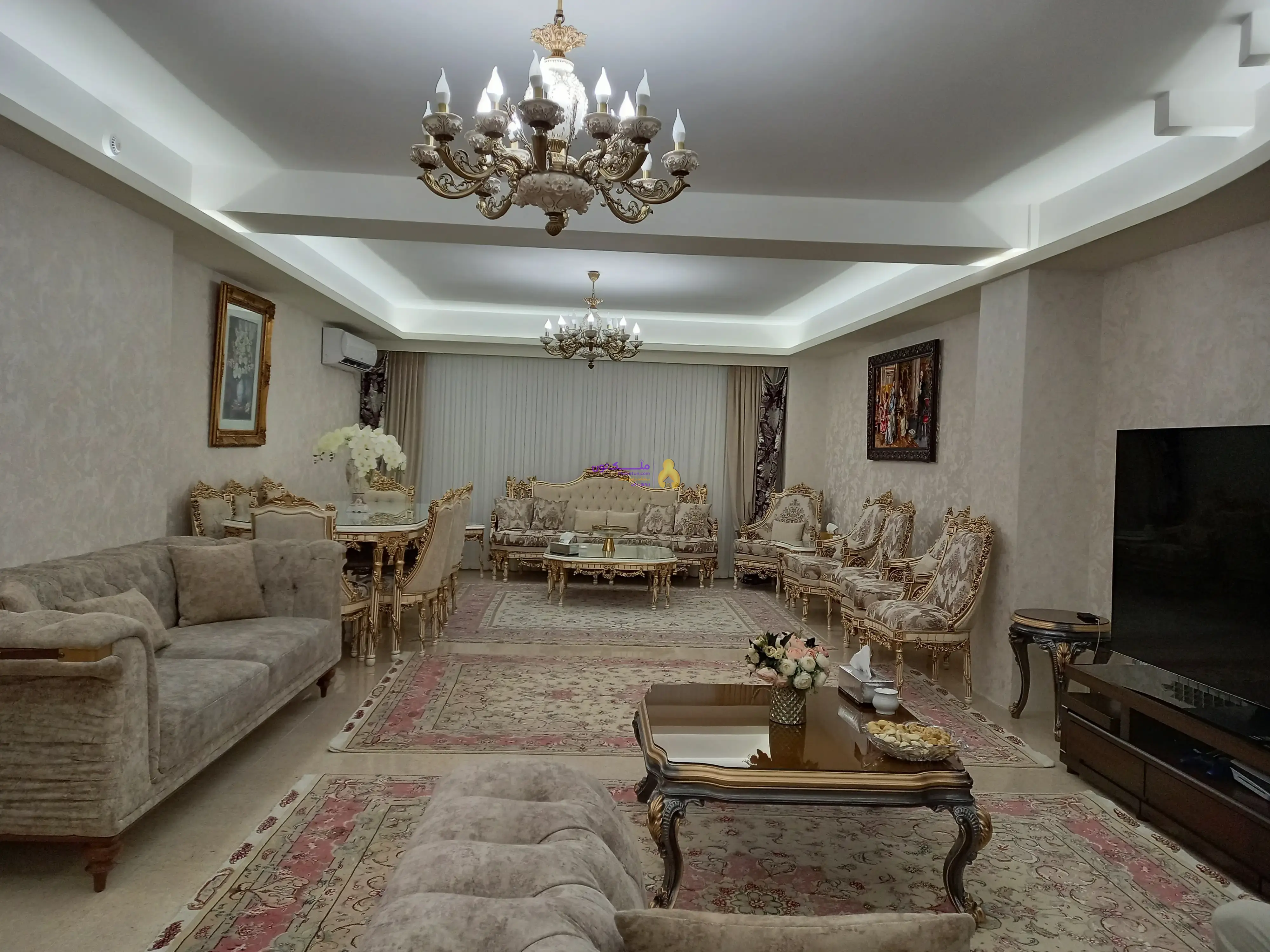 فروش آپارتمان ۱۴۷مترمربع دوخوابه، لوکس،حیاطداررجایی شهر(کوی دانش)