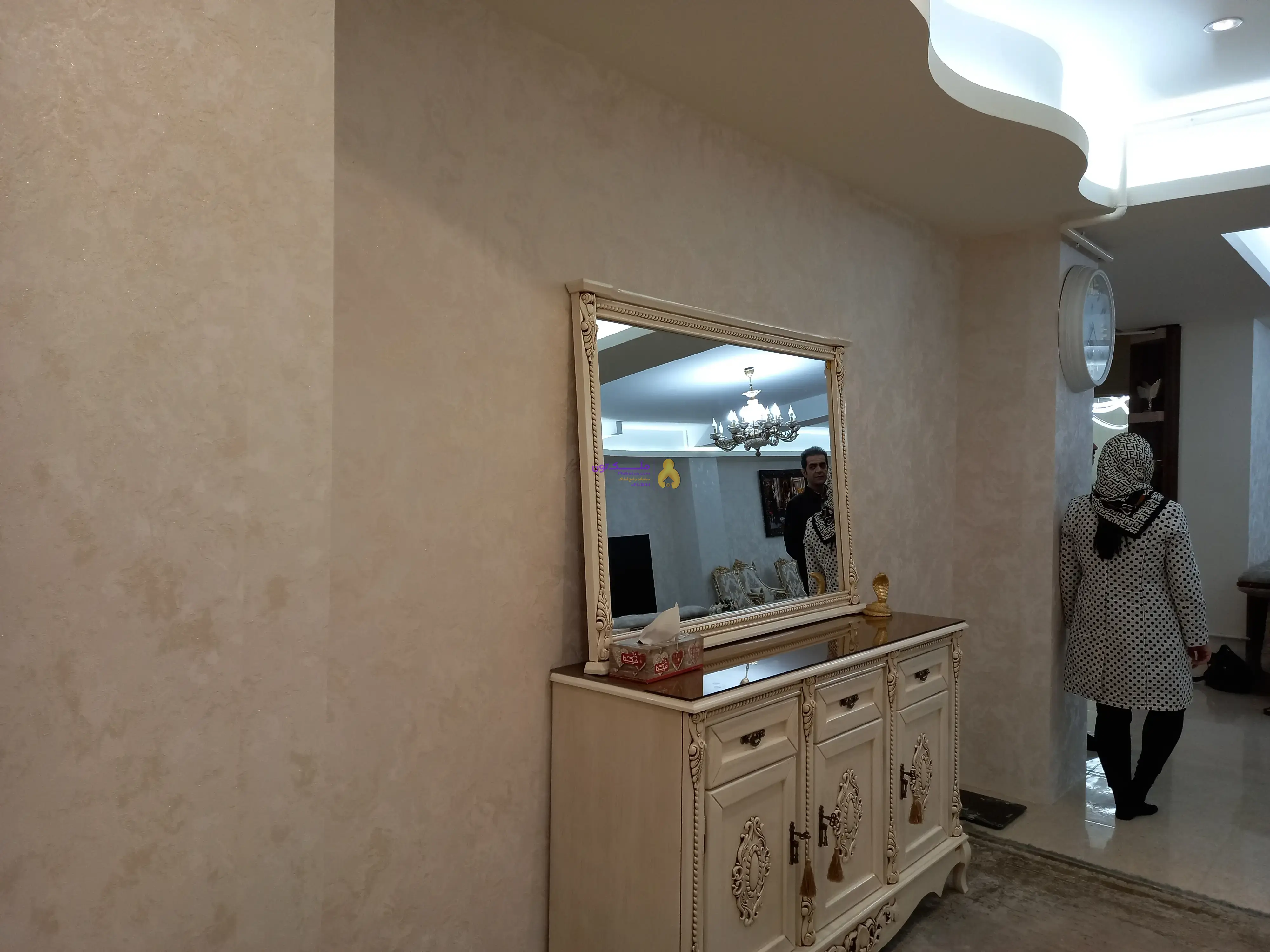 فروش آپارتمان ۱۴۷مترمربع دوخوابه، لوکس،حیاطداررجایی شهر(کوی دانش)