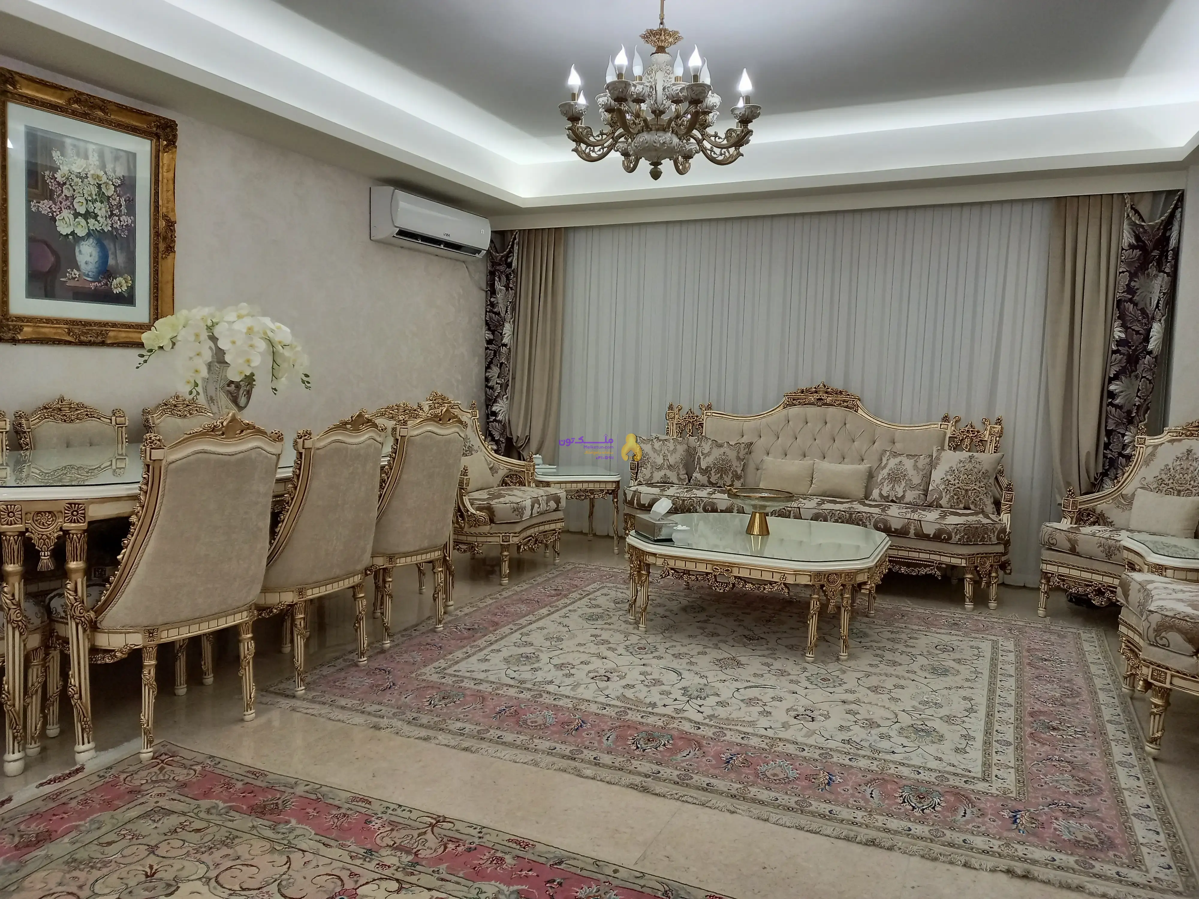 فروش آپارتمان ۱۴۷مترمربع دوخوابه، لوکس،حیاطداررجایی شهر(کوی دانش)