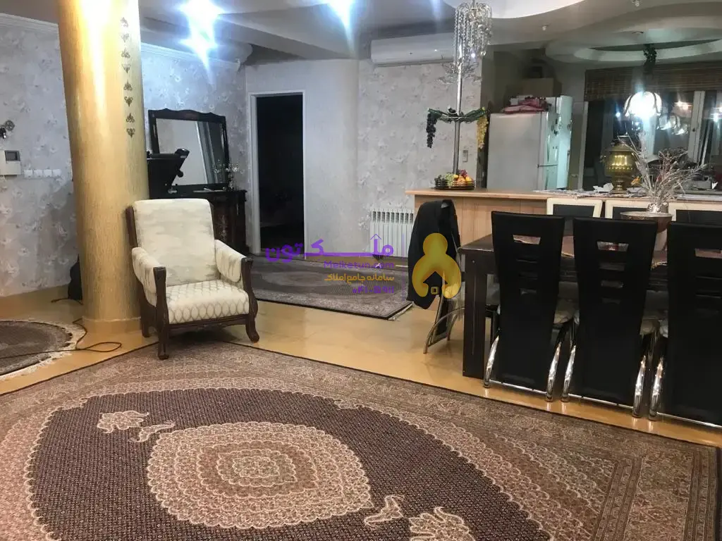 فروش آپارتمان ۱۲۰متردوخوابه، جنوبی، ولیعصرجنوبی