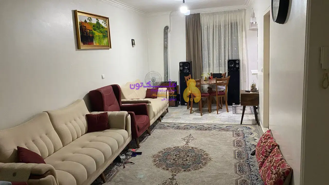 آپارتمان ۵۰ متری با پارکینگ و انباری مترو مدنی
