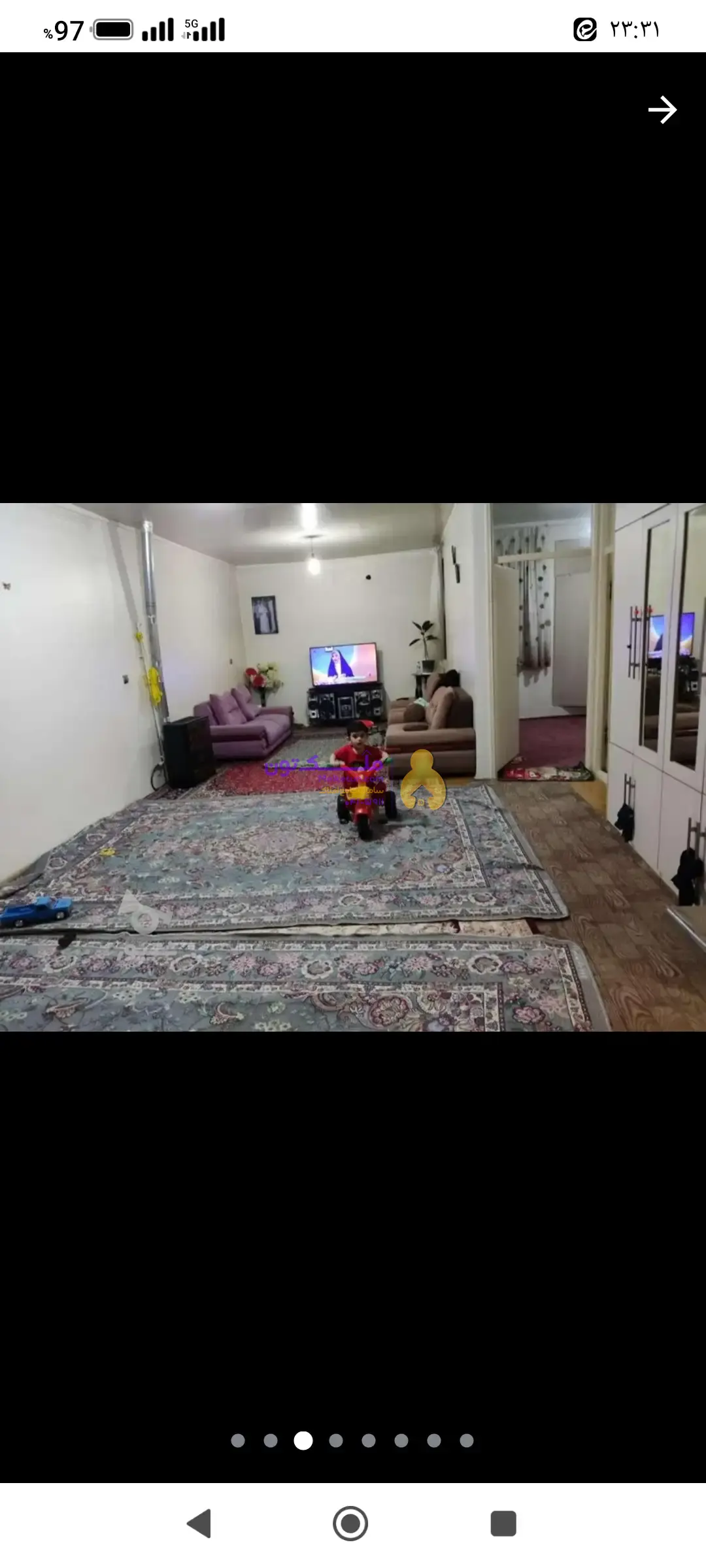 منزل ویلایی دوطبقه ای‌باهم۱۲۰متر موزیرج